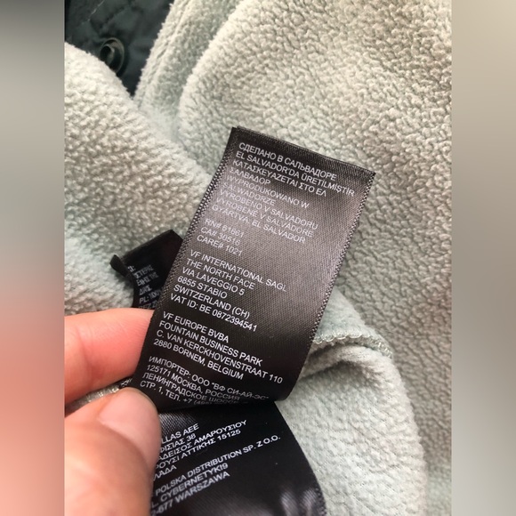 Northface Women’s Blue Green Sweatshirt 1/4 Snap Size XL - Picture 10 of 12